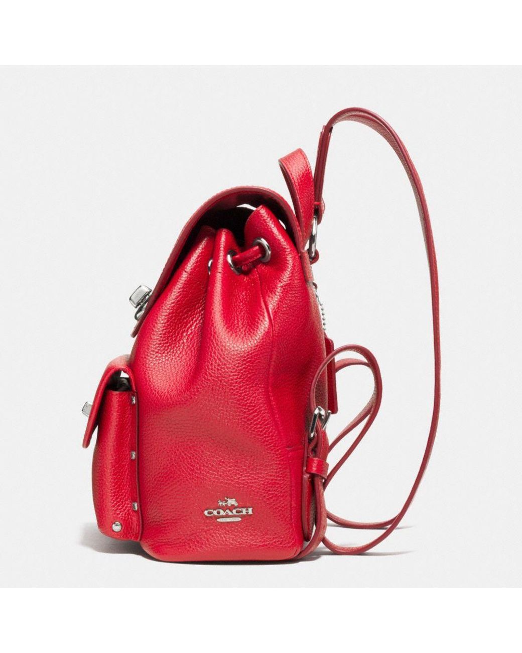 Coach mini turnlock rucksack black clearance